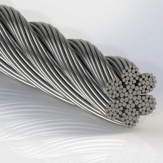 0.313 Inch (in) Nominal Cable Diameter Commercial Bare Stainless Steel Cable - Image 1