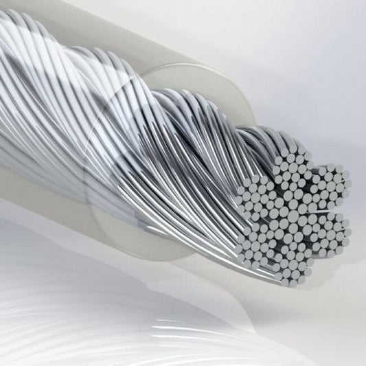 0.188 Inch (in) Coated Diameter Commercial Vinyl Coated Galvanized Steel Cable - Image 1