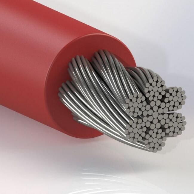 0.25 Inch (in) Coated Diameter Commercial Nylon Coated Stainless Steel Cable - Image 1