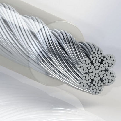 0.219 Inch (in) Coated Diameter Commercial Vinyl Coated Galvanized Steel Cable - Image 1