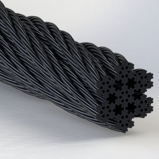 0.032 Inch (in) Nominal Cable Diameter 7 x 49 Commercial Bare Tungsten Cable - Image 1
