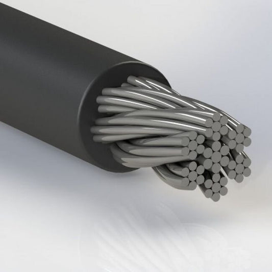 0.094 Inch (in) Coated Diameter Commercial Nylon Coated Stainless Steel Cable - Image 1