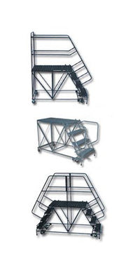 VSNR4-2472, 170 Pound (lb) Weight, 800 Pound (lb) Capacity Single Entry Work Platform without Handrails