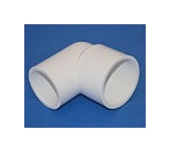 1x1 PVC Elbow, 90 Degree, USA-Made, FNPT x Spigot - Image 1