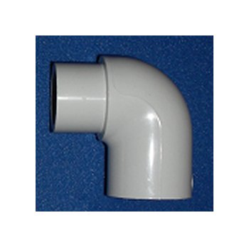 3" PVC Elbow, 90 Degree, Slip x Spigot, USA-Made - Image 1