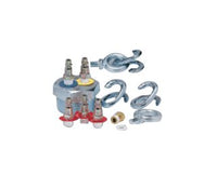 Duolok Male Adapter SAE - Brass, 3/4 Tube Stub x 1 16-12 Male SAE
