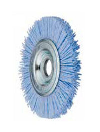 Tanis 3-Inch Metal Hub Brush with CeramiX Abrasive Filament - 120 Grit