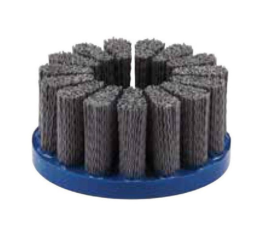 Tanis® 4-Inch 80 Grit Silicon Carbide Abrasive Nylon Disc Brush - Image 1