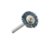 3/4 in Brush Diameter 500 Grit Miniature Wheel Brush by Tanis®