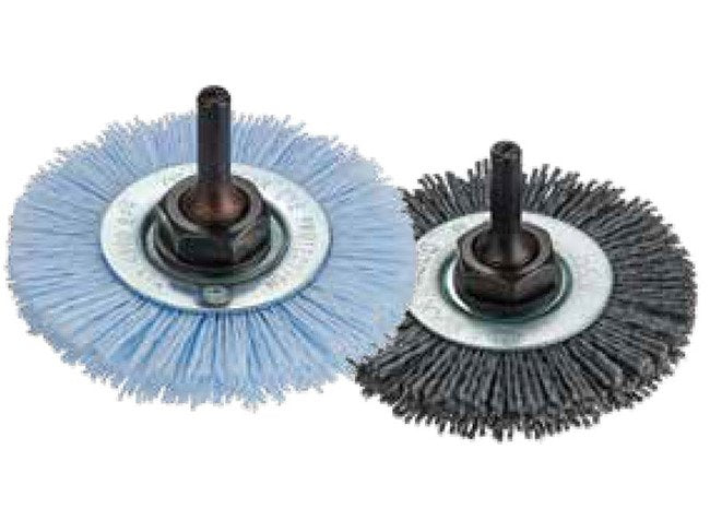 Tanis 6 Inch Metal Hub Brush with Silicon Carbide Filament - Image 2