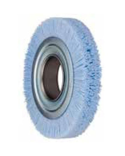 Tanis® 6-Inch Metal Hub Wheel Brush with CeramiX® Abrasive Filament - Image 1