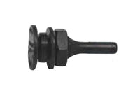 Tanis® CeramiX® Copper Center Wheel Brush - 0.028" Filament, 120 Grit, 2-1/2" Brush Diameter