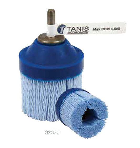 Tanis® CeramiX® 2-Inch End Brush, 120 Grit, 0.040-Inch Filament - Image 1