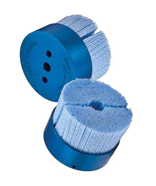 Tanis® CeramiX® 3" Mini Disc Brush, 80 Grit, 0.055" Filament - Image 1