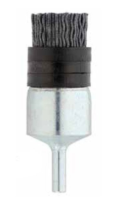 Tanis® 1 Inch Silicon Carbide End Brush with Bridles - Image 1