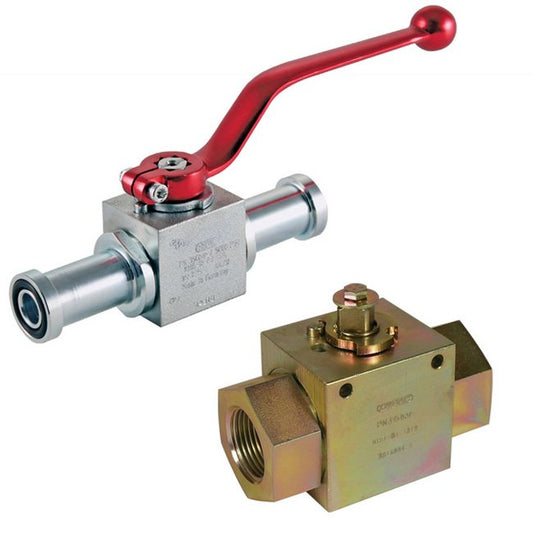 High Pressure 2-Way Ball Valve, 3000 PSI - Image 1