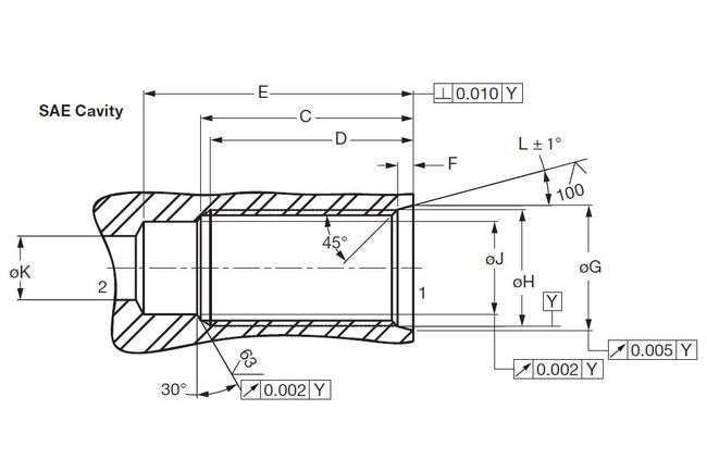 HYDAC Hose Break Valve, RBE-SAE3/4-16-X-45LPM STD. - Image 3