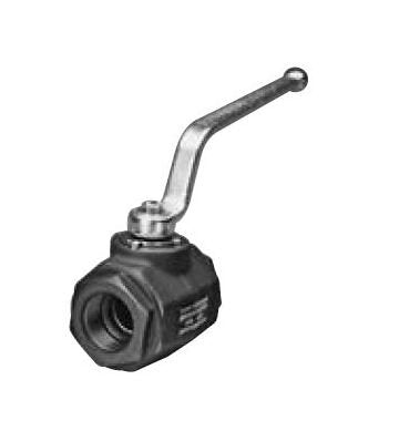 High-Pressure 2-Way Ball Valves, Carbon Steel/Stainless Steel, 6000 psi - Image 1