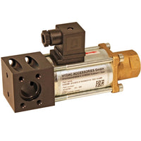 Brass Manifold Coaxial Valve - 2 Way, NPT Thread, 40 Bar, Pneumatic