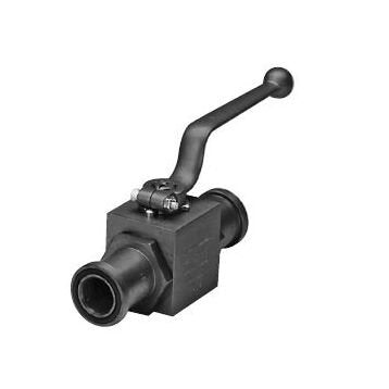 High-Pressure 2-Way Ball Valve - Carbon Steel, 1/2" - Image 1