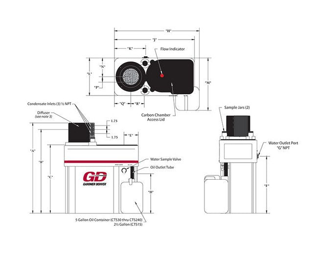 Eliminator II Oil/Water Separator - 2400 ft³/min Capacity - Image 2