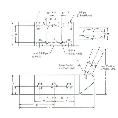 Parker Pneumatic Directair 6 Series Lever Operated Solenoid Valves - Image 2