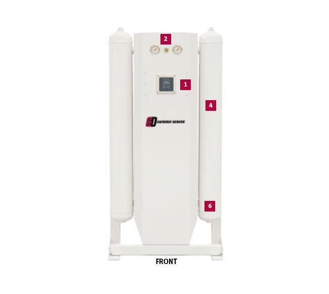 Gardner Denver DGH Series Heatless Desiccant Dryers - Image 1