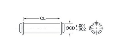 Pivot Pin for Single Lug Pivot Mounting - Image 2