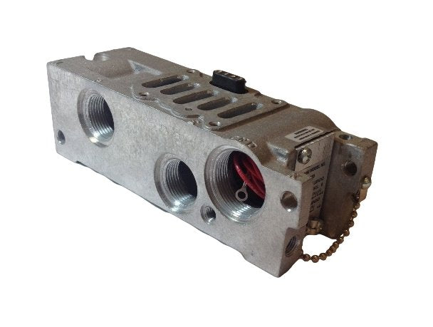 Parker Valvair II Solenoid Valve Manifold, 1/2" NPT, 1 Station - Image 1