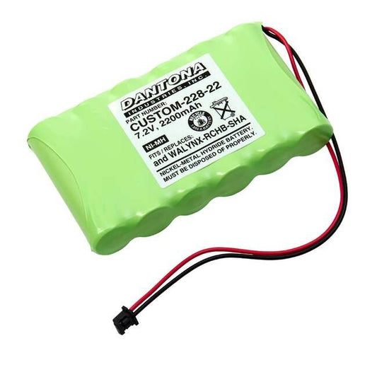 Dantona® 2200 mA·h Alarm Panel Battery - NIMH, 7.2V, AA Cells - Image 1