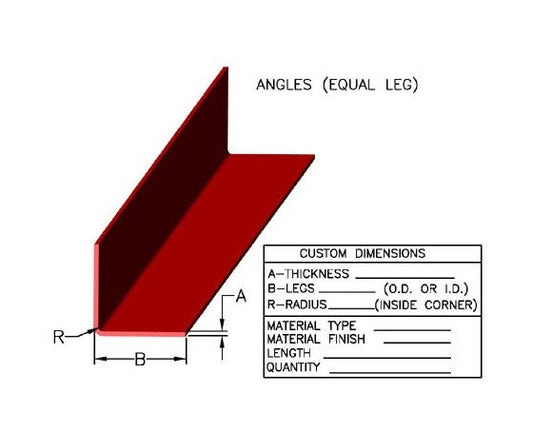 Custom Roll Formed Metal Angles & L-Shapes - Image 1