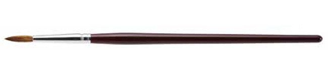 Tanis® Red Sable Artist Brush #6 - 21/32in Trim, 7.5in Length - Image 1