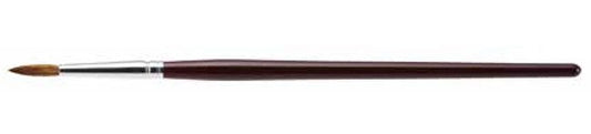 Tanis® Red Sable Artist Brush #6 - 21/32in Trim, 7.5in Length - Image 1