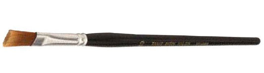 Tanis® Gold Nylon Flat Artist Brush, Size #10, 7/16in Trim Length - Image 1