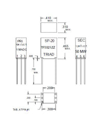 Mini Impedance Matching Transformers - Red Spec