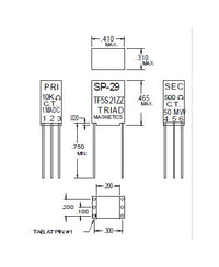 Miniature Impedance Matching Transformers - Red Spec