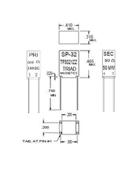 Miniature Audio Impedance Transformers - Red Spec