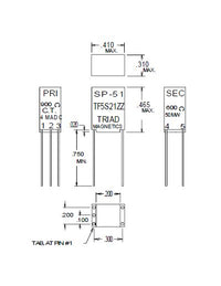 Miniature Audio Transformers - Impedance Matching Red Spec