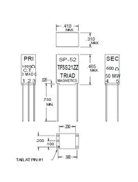 Miniature Red Spec Impedance Matching Transformers