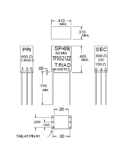 Impedance Matching Transformers - Red Spec - Image 1