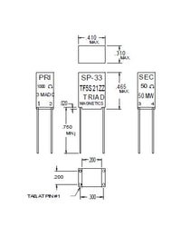 Miniature Impedance Matching Transformers - Red Spec - Audio Transformers