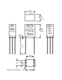 Mini Impedance Matching Transformers - Red Spec