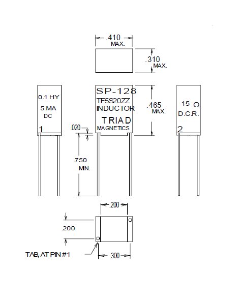 Red Spec Miniature Impedance Matching Transformers - Image 1