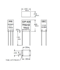 Miniature Impedance Matching Transformers - Red Spec | Audio Transformers