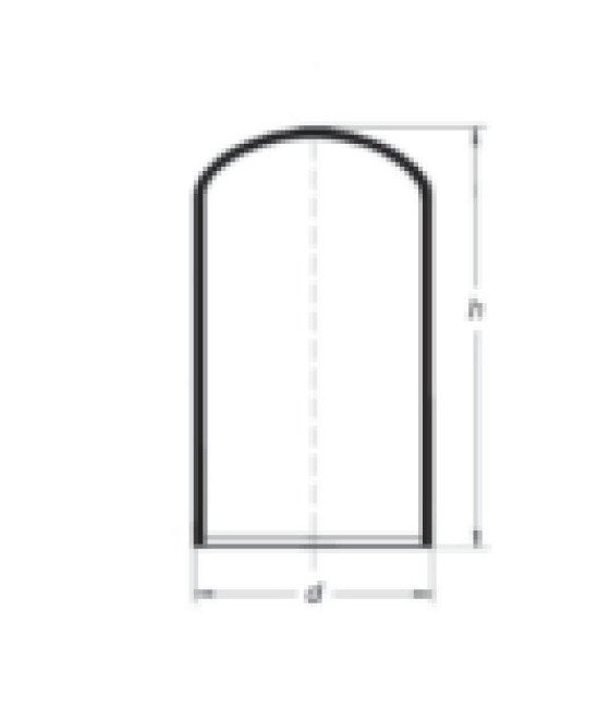 High-Quality Borosilicate Glass Bell Jar - 318mm x 457mm - Image 2