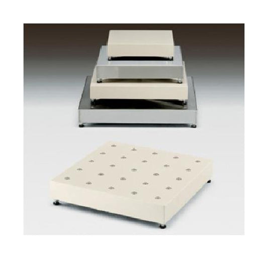 Stainless Steel Diamond Series Bench Base with Roller Ball Top - Image 1