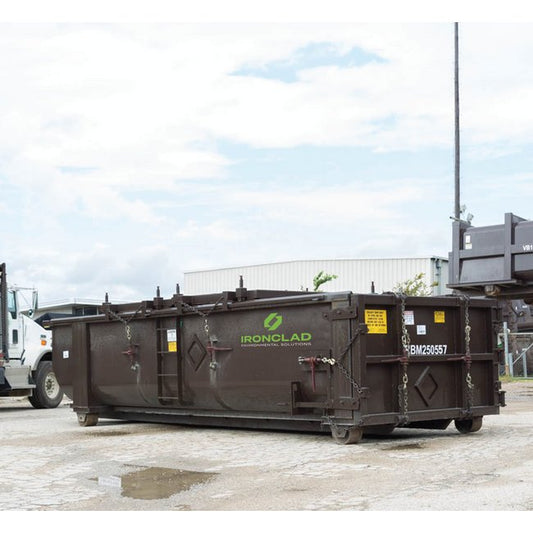 Ironclad 25 Cubic Yard Dewatering Metal Lid Box - Image 1