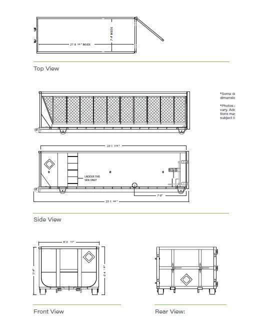 IRONCLAD 30 Yard Capacity Dewatering Roll Off Box - Image 2