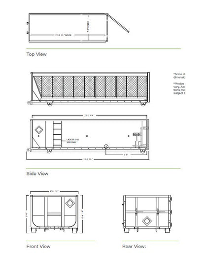IRONCLAD 30 Yard Capacity Dewatering Roll Off Box - Image 2