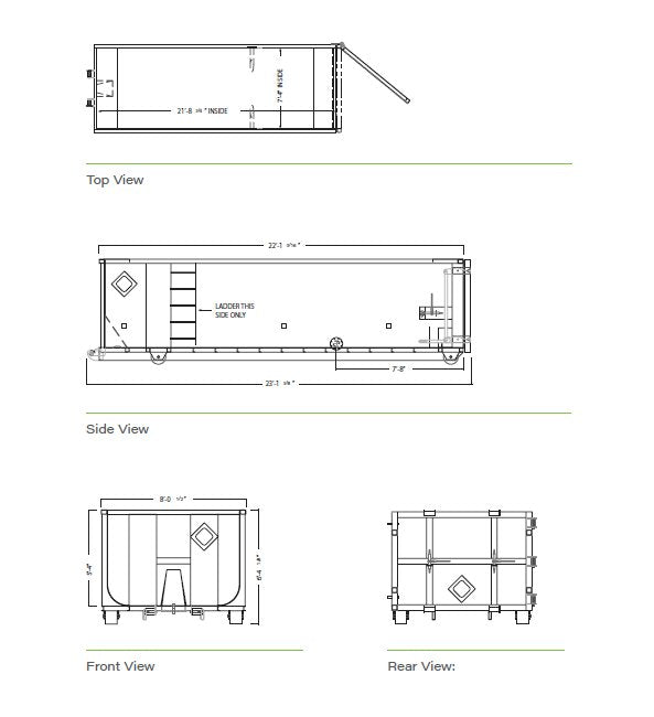 30 Yard Roll-Tarp Roll Off Box - Image 2
